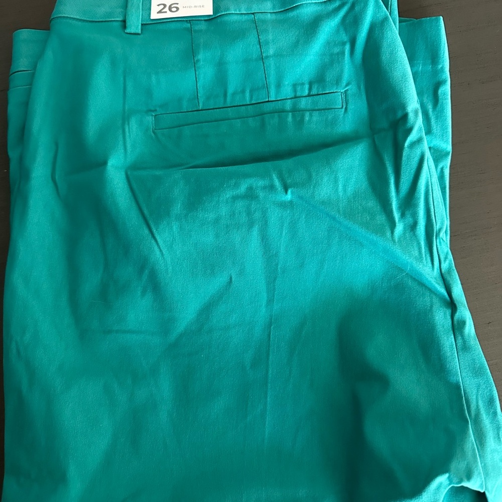 Lane Bryant Woman’s Vibrant Teal Capris